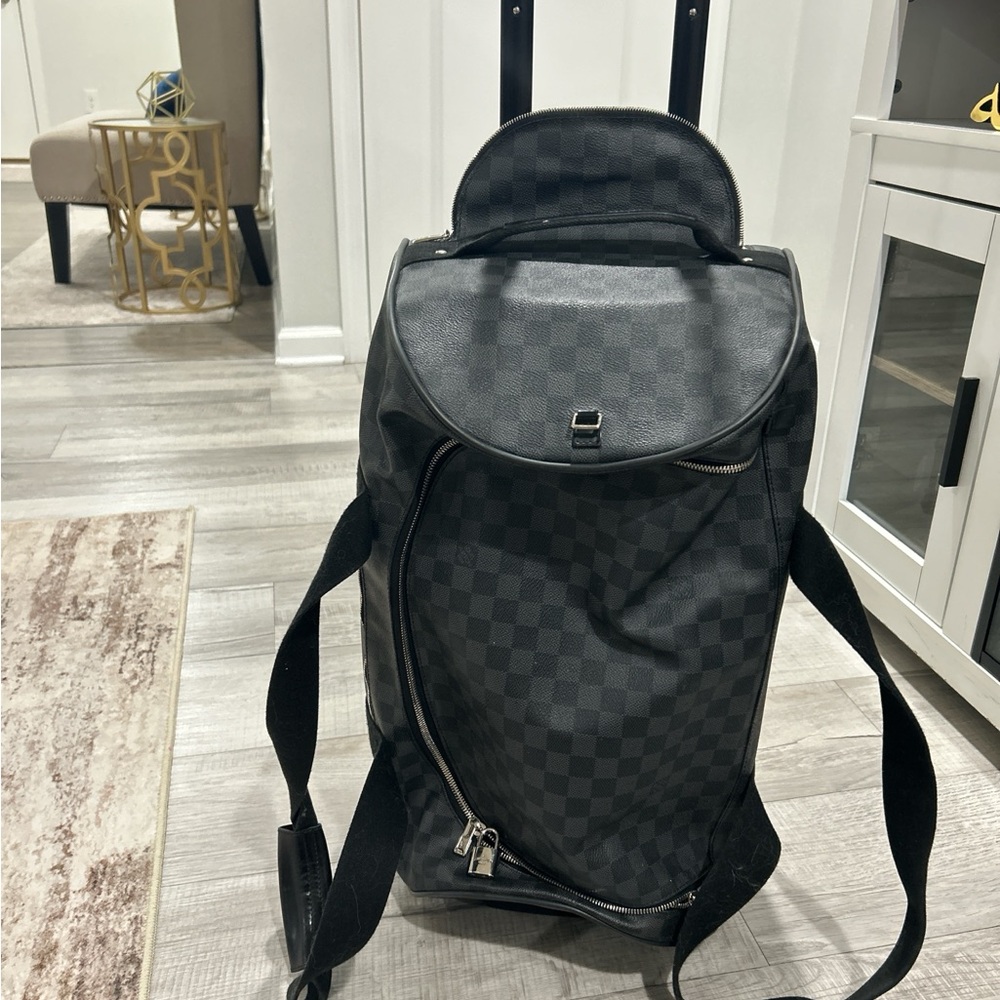 Louis Vuitton Black Duffel Bag/ suitcase